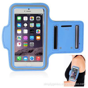 watershocksweatproof sport elastic velcro black armband cellphone 5.1inch